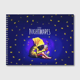 Альбом для рисования с принтом LITTLE NIGHTMARES , 100% бумага
 | матовая бумага, плотность 200 мг. | little nightmares | little nightmares 2 | игра nightmares | монстры. | ужасы | учительница | хоррор