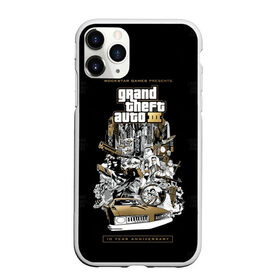 Чехол для iPhone 11 Pro матовый с принтом Grand Theft Auto III , Силикон |  | 4 | 5 | five | games | grand theft auto | gta | gta v | los santos | online | rockstar | san andreas | великое авто воровство | гта | гташка | игры | логотип | лос сантос | майкл | мафия | ограбление | онлайн | пеф | рокстар | самп | сан андреас 