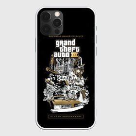 Чехол для iPhone 12 Pro Max с принтом Grand Theft Auto III , Силикон |  | 4 | 5 | five | games | grand theft auto | gta | gta v | los santos | online | rockstar | san andreas | великое авто воровство | гта | гташка | игры | логотип | лос сантос | майкл | мафия | ограбление | онлайн | пеф | рокстар | самп | сан андреас 