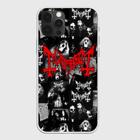 Чехол для iPhone 12 Pro Max с принтом MAYHEM , Силикон |  | mayhem | metal | rock | the true mayhem. | блэк метал | дэд | мертвый | метал | музыка | мэйхем | рок