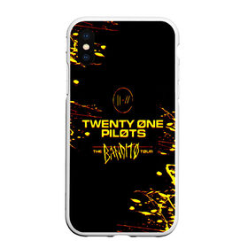 Чехол для iPhone XS Max матовый с принтом TWENTY ONE PILOTS TOP. , Силикон | Область печати: задняя сторона чехла, без боковых панелей | Тематика изображения на принте: 21 pilots | blurryface | fbr | fueled by ramen | fueledbyramen | heathens | heavydirtysoul | josh dun | music | music video | official | stressed out | top | tp | trench | twenty one pilots | twentyonepilots | tyler joseph 