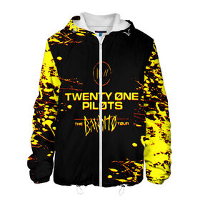 Мужская куртка 3D с принтом TWENTY ONE PILOTS TOP. , ткань верха — 100% полиэстер, подклад — флис | прямой крой, подол и капюшон оформлены резинкой с фиксаторами, два кармана без застежек по бокам, один большой потайной карман на груди. Карман на груди застегивается на липучку | 21 pilots | blurryface | fbr | fueled by ramen | fueledbyramen | heathens | heavydirtysoul | josh dun | music | music video | official | stressed out | top | tp | trench | twenty one pilots | twentyonepilots | tyler joseph 