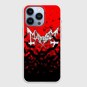 Чехол для iPhone 13 Pro с принтом MAYHEM ,  |  | mayhem | metal | rock | the true mayhem. | блэк метал | дэд | мертвый | метал | музыка | мэйхем | рок