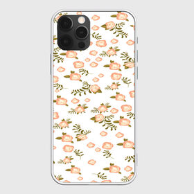 Чехол для iPhone 12 Pro Max с принтом Цветы паттерн , Силикон |  | 8 марта | floral | flowers | holiday | love | pattern | roses | woman day | любовь | праздник | розы | цветы