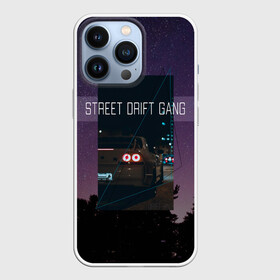 Чехол для iPhone 13 Pro с принтом Street Drift Gang | Дрифт ,  |  | Тематика изображения на принте: drift | gang | gtr | jdm | king | nissan | skyline | street | геометрия | годзилла | город | дрифт | дрифта | звездное | звезды | король | космос | небо | ниссан | ночной | скай | скайлайн | улица | уличного | фонк