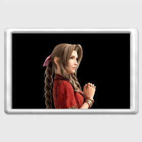 Магнит 45*70 с принтом Final Fantasy VII Remake , Пластик | Размер: 78*52 мм; Размер печати: 70*45 | волосы | клауд страйф | тифа локхарт