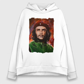 Женское худи Oversize хлопок с принтом CHE GUEVARA | ЧЕ ГЕВАРА , френч-терри — 70% хлопок, 30% полиэстер. Мягкий теплый начес внутри —100% хлопок | боковые карманы, эластичные манжеты и нижняя кромка, капюшон на магнитной кнопке | anarchy | che | che guevara | comandante | hasta la victoria siempre | анархия | гевара | до победы всегда | историческая личность | комунист | куба | революция | социализм | фидель кастро | че | че гевара | эрнесто