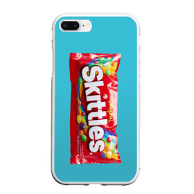 Чехол для iPhone 7Plus/8 Plus матовый с принтом Skittles original , Силикон | Область печати: задняя сторона чехла, без боковых панелей | original | skitls | skittles | оригинальные | ориджнл | скитлс | упаковка