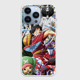 Чехол для iPhone 13 Pro с принтом One Piece стикербомбинг ,  |  | Тематика изображения на принте: anime | luffi | lufi | manga | one piece | samurai | wano ван пис | zoho | большой куш | ван пис | вон пис | зохо | корабль | луфи | луффи | манга | манки д. луффи | пират | самурай | уон пис