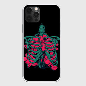 Чехол для iPhone 12 Pro Max с принтом Flowers and Bones , Силикон |  | 8 | bones | day | flowers | girl | girlfriend | girls | inside | love | lovers | march | roses | women | womens | x ray | внутри | девушка | девушки | день | женский | женщина | кости | любовь | марта | ребра | рентген | розы | скелет | цветок |