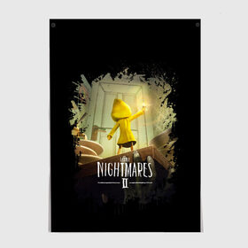 Постер с принтом LITTLE NIGHTMARES | ЛИТЛ НАЙТМ , 100% бумага
 | бумага, плотность 150 мг. Матовая, но за счет высокого коэффициента гладкости имеет небольшой блеск и дает на свету блики, но в отличии от глянцевой бумаги не покрыта лаком | kid | little nightmares | little nightmares 2 | six | yellow | жёлтый | игры | комиксы | литл найтмерс | шестая