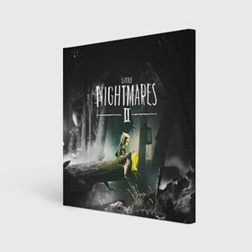 Холст квадратный с принтом LITTLE NIGHTMARES | ЛИТЛ НАЙТМ , 100% ПВХ |  | Тематика изображения на принте: kid | little nightmares | little nightmares 2 | six | yellow | жёлтый | игры | комиксы | литл найтмерс | шестая