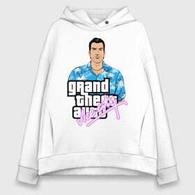 Женское худи Oversize хлопок с принтом Grand Theft Auto Vice City , френч-терри — 70% хлопок, 30% полиэстер. Мягкий теплый начес внутри —100% хлопок | боковые карманы, эластичные манжеты и нижняя кромка, капюшон на магнитной кнопке | 4 | 5 | five | games | grand theft auto | gta | gta v | los santos | online | rockstar | san andreas | великое авто воровство | гта | гташка | игры | логотип | лос сантос | майкл | мафия | ограбление | онлайн | пеф | рокстар | самп | сан андреас 