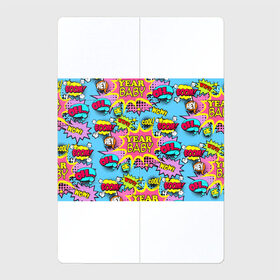 Магнитный плакат 2Х3 с принтом Year baby Pop art print , Полимерный материал с магнитным слоем | 6 деталей размером 9*9 см | baby | boom | cool | pop art print | wow | wtf | year