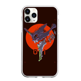 Чехол для iPhone 11 Pro матовый с принтом Eva-01 , Силикон |  | eva | eva 00 | eva 01 | eva 02 | rei | rei ayanami | shinji ikari | аска | ева | ева 02 | евангелион