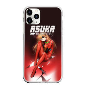 Чехол для iPhone 11 Pro матовый с принтом Asuka Eva-02 , Силикон |  | eva | eva 00 | eva 01 | eva 02 | rei | rei ayanami | shinji ikari | аска | ева | ева 02 | евангелион