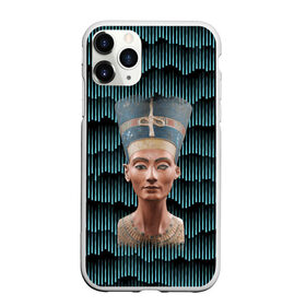 Чехол для iPhone 11 Pro матовый с принтом Нефертити , Силикон |  | Тематика изображения на принте: африка | божества | волны | геометрия | египет | маска | нефертити | фараон | царица