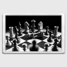 Магнит 45*70 с принтом Шахматы , Пластик | Размер: 78*52 мм; Размер печати: 70*45 | доска | игра | игровая | игры | конь | короли | король | ладья | логика | настольная | настольные | пешка | пешки | спорт | туча | ферзь | шахматный | шахматы