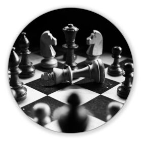 Коврик для мышки круглый с принтом Шахматы , резина и полиэстер | круглая форма, изображение наносится на всю лицевую часть | доска | игра | игровая | игры | конь | короли | король | ладья | логика | настольная | настольные | пешка | пешки | спорт | туча | ферзь | шахматный | шахматы
