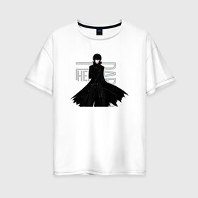 Женская футболка хлопок Oversize с принтом Темнее черного , 100% хлопок | свободный крой, круглый ворот, спущенный рукав, длина до линии бедер
 | darker than black | hei | kuro no keiyakusha | темнее черного | хэй