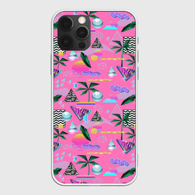 Чехол для iPhone 12 Pro Max с принтом Vaporwave art , Силикон |  | абстракция | арт | вапорвейв | геометрия | ретро | рисунок | текстура | узор | хипстер