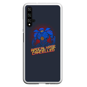 Чехол для Honor 20 с принтом Apocalypse Cancelled , Силикон | Область печати: задняя сторона чехла, без боковых панелей | dark | drift | interface | kaiju | neural | pacific | rim | zone | дрифт | егер | егерь | зона | интерфейс | каидзю | кайдзю | нейронный | рубеж | темная | тихоокеанский