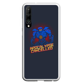 Чехол для Honor P30 с принтом Apocalypse Cancelled , Силикон | Область печати: задняя сторона чехла, без боковых панелей | dark | drift | interface | kaiju | neural | pacific | rim | zone | дрифт | егер | егерь | зона | интерфейс | каидзю | кайдзю | нейронный | рубеж | темная | тихоокеанский