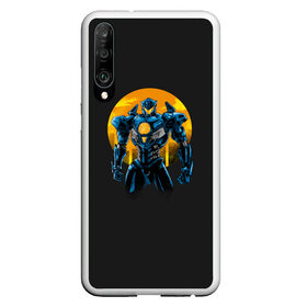 Чехол для Honor P30 с принтом Titan Avenger , Силикон | Область печати: задняя сторона чехла, без боковых панелей | Тематика изображения на принте: dark | drift | interface | kaiju | neural | pacific | rim | zone | дрифт | егер | егерь | зона | интерфейс | каидзю | кайдзю | нейронный | рубеж | темная | тихоокеанский