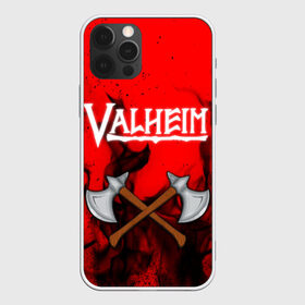 Чехол для iPhone 12 Pro Max с принтом VALHEIM , Силикон |  | coffee stain | valheim | vikings | вальхайм | вальхеим | вальхейм. | викинги | выживание | гарпун бездны | мечи