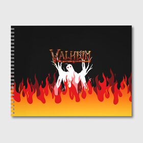 Альбом для рисования с принтом VALHEIM , 100% бумага
 | матовая бумага, плотность 200 мг. | coffee stain | valheim | vikings | вальхайм | вальхеим | вальхейм. | викинги | выживание | гарпун бездны | мечи