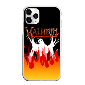 Чехол для iPhone 11 Pro матовый с принтом VALHEIM , Силикон |  | coffee stain | valheim | vikings | вальхайм | вальхеим | вальхейм. | викинги | выживание | гарпун бездны | мечи