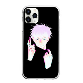 Чехол для iPhone 11 Pro Max матовый с принтом ГОДЖО САТОРУ | GOJO SATORU , Силикон |  | anime | gojo satoru | jujutsu kaisen | аниме | годжо | годжо сатору | итадори юдзи | магическая битва | мегуми | сатору | сукуна | юта