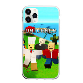 Чехол для iPhone 11 Pro матовый с принтом UNTURNED , Силикон |  | game | unturned | unturned 2 | zombie | айди предмета | антюрнед | зомби | игра | инди | кубы | нельсон.
