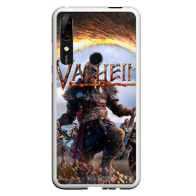 Чехол для Honor P Smart Z с принтом Valheim. , Силикон | Область печати: задняя сторона чехла, без боковых панелей | esport | games | valheim | валхейм | вальхейм | игроки | игролюбители | игроманы | игры | киберспорт | симулятор выживания | скандинавская мифология | экшен