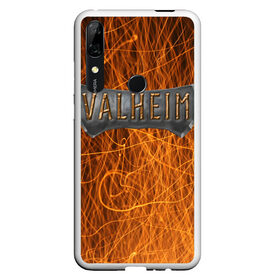 Чехол для Honor P Smart Z с принтом Valheim. , Силикон | Область печати: задняя сторона чехла, без боковых панелей | esport | games | valheim | валхейм | вальхейм | игроки | игролюбители | игроманы | игры | киберспорт | симулятор выживания | скандинавская мифология | экшен