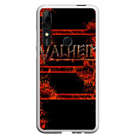 Чехол для Honor P Smart Z с принтом Valheim. , Силикон | Область печати: задняя сторона чехла, без боковых панелей | esport | games | valheim | валхейм | вальхейм | игроки | игролюбители | игроманы | игры | киберспорт | симулятор выживания | скандинавская мифология | экшен