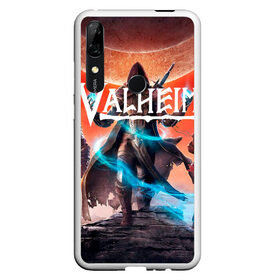 Чехол для Honor P Smart Z с принтом Valheim. , Силикон | Область печати: задняя сторона чехла, без боковых панелей | esport | games | valheim | валхейм | вальхейм | игроки | игролюбители | игроманы | игры | киберспорт | симулятор выживания | скандинавская мифология | экшен