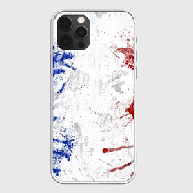Чехол для iPhone 12 Pro Max с принтом BLUE WHITE & RED , Силикон |  | abstraction | france | texture | абстракция | арт | белый | взрыв | дизайн | искусство | капли | кляксы | краска | красный | красочный | разводы | синий | текстура | флаг | флаг франции | франция | холст | цвета | эмоции