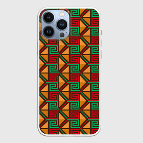 Чехол для iPhone 13 Pro Max с принтом Узор коренных индейцев америки ,  |  | america | ethnic | indian | indians | native american | pattern | united states | апачи | арикара | индеец | индиан | ирокезы | команчи | коренные народы сша | могикане | паттерн | племена | племенной узор | племя | сша | церемония