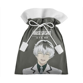 Подарочный 3D мешок с принтом HAISE SASAKE Tokyo Ghoul , 100% полиэстер | Размер: 29*39 см | Тематика изображения на принте: anime | kaneki ken | tokyo ghoul | tokyo ghoul: re | аниме | анимэ | гули | джузо сузуя | канеки кен | кузен йошимура | наки | нишики нишио | ре | ренджи йомо | ризе камиширо | токийский гуль | тоука киришима | ута