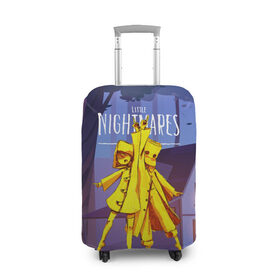 Чехол для чемодана 3D с принтом Little Nightmares 2 , 86% полиэфир, 14% спандекс | двустороннее нанесение принта, прорези для ручек и колес | little nightmares | страшилка | страшная игра | ужас | хоррор