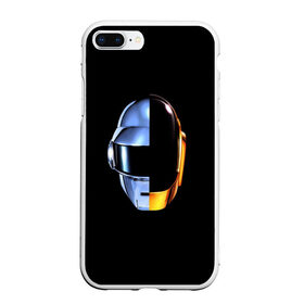 Чехол для iPhone 7Plus/8 Plus матовый с принтом Daft Punk , Силикон | Область печати: задняя сторона чехла, без боковых панелей | ги мануэль де омем кристо | ню диско | синти поп | техно | тома бангальтер | фанк | французский хаус | электроник рок