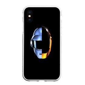 Чехол для iPhone XS Max матовый с принтом Daft Punk , Силикон | Область печати: задняя сторона чехла, без боковых панелей | ги мануэль де омем кристо | ню диско | синти поп | техно | тома бангальтер | фанк | французский хаус | электроник рок