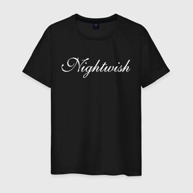 Мужская футболка хлопок с принтом Nightwish Logo / Найтвиш (Z) , 100% хлопок | прямой крой, круглый вырез горловины, длина до линии бедер, слегка спущенное плечо. | music | night wish | nightwish | nuclear blast | rock | spinefarm | лого | музыка | найт виш | найтвиш | рок | симфоник метал | тарья турунен | флор янсен