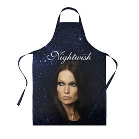 Фартук 3D с принтом Nightwish | Tarja Turunen (Z) , 100% полиэстер | общий размер — 65 х 85 см, ширина нагрудника — 26 см, горловина — 53 см, длина завязок — 54 см, общий обхват в поясе — 173 см. Принт на завязках и на горловине наносится с двух сторон, на основной части фартука — только с внешней стороны | music | nightwish | nuclear blast | rock | spinefarm | tarja turunen | лого | музыка | найтвиш | рок | симфоник метал | тарья турунен | флор янсен