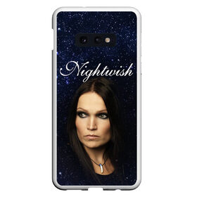 Чехол для Samsung S10E с принтом Nightwish | Tarja Turunen (Z) , Силикон | Область печати: задняя сторона чехла, без боковых панелей | music | nightwish | nuclear blast | rock | spinefarm | tarja turunen | лого | музыка | найтвиш | рок | симфоник метал | тарья турунен | флор янсен