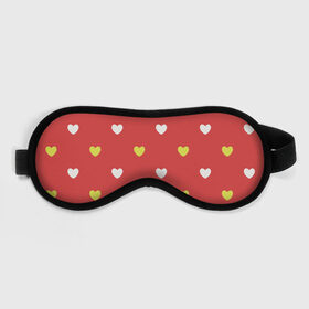 Маска для сна 3D с принтом Сердечки на красном паттерн , внешний слой — 100% полиэфир, внутренний слой — 100% хлопок, между ними — поролон |  | background | design | fabric | heart | love | pattern | red | romance | romantic | seamless | valentine | красный | любовь | рисунок | романтика | сердце | узор
