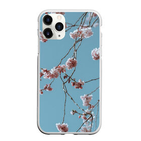 Чехол для iPhone 11 Pro Max матовый с принтом Весна , Силикон |  | Тематика изображения на принте: весна | небо | сакура | свежесть | цветы