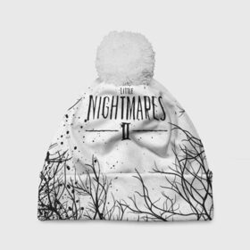 Шапка 3D c помпоном с принтом LITTLE NIGHTMARES 2 , 100% полиэстер | универсальный размер, печать по всей поверхности изделия | kid | little nightmares | little nightmares 2 | six | yellow | жёлтый | игры | комиксы | литл найтмерс | шестая