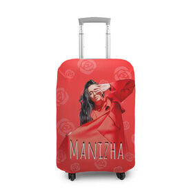 Чехол для чемодана 3D с принтом Манижа Manizha , 86% полиэфир, 14% спандекс | двустороннее нанесение принта, прорези для ручек и колес | manizha | далеровна | душанбе | евровидение | евровидение 2021 | манижа | певица | таджикистан | хамраева